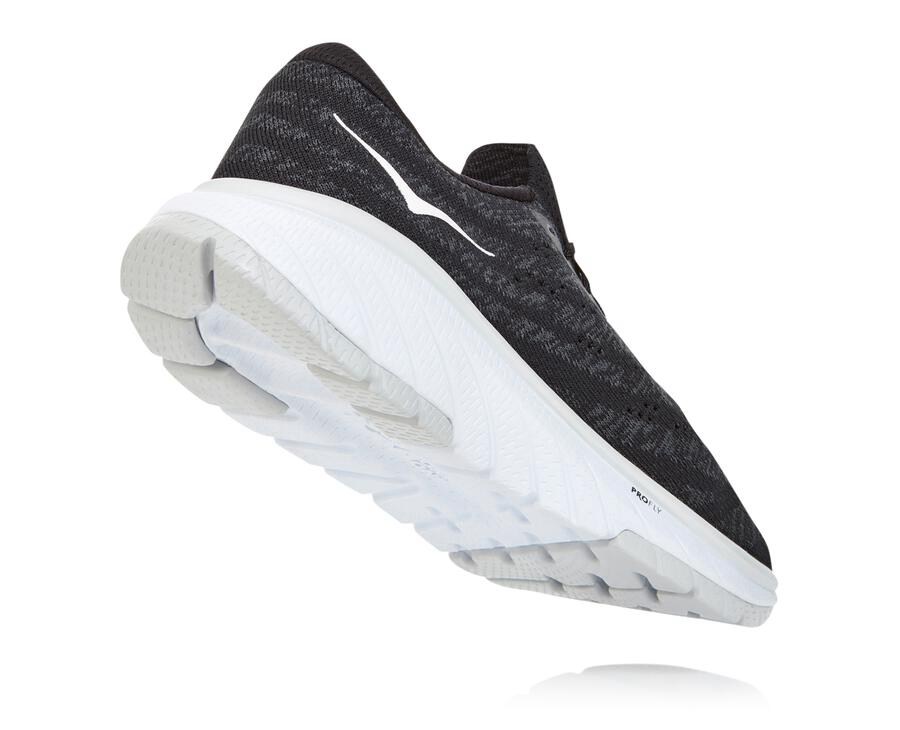 Tenis Corrida Hoka One One Feminino Pretas/Branco - Cavu 3 - 948-NVSEGO